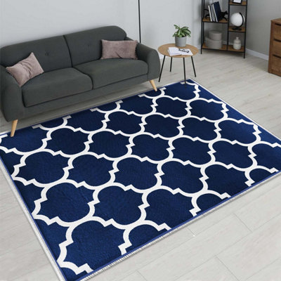 Extra Large Printed Rugs Non Slip Living Room Bedroom Indoor Outdoor ...