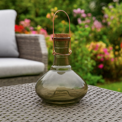 Extra Large Wasp Trap Catcher - Glass Honey Pot Bulbous Bottle Design ...