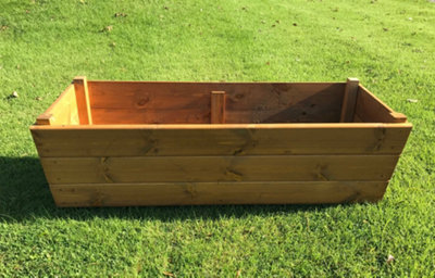 Extra Large Wooden Planter Trough Vegetable Box - 4