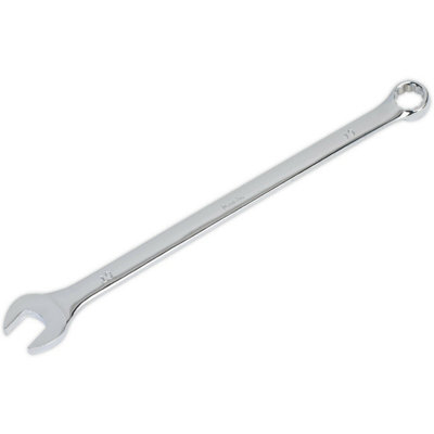 Extra Long 19mm Combination Spanner - Chrome Vanadium Steel Wrench for Professionals