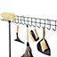 Extra-Long Tool Rack - Wall Mounted Garden Tool Holder with 16 Hooks for Shed or Garage - Measures H11.5cm x W100cm