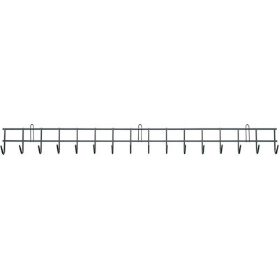 Extra-Long Tool Rack - Wall Mounted Garden Tool Holder with 16