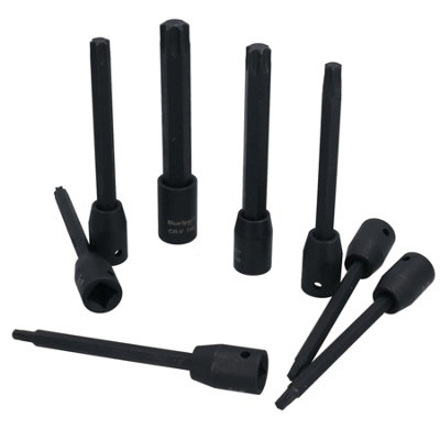 thumbnail image 2 of US Pro 8pc 3/8" Drive Long Torx Bit Socket Set - T25 To T60, 110mm Length (Model 3303) 2 of 5