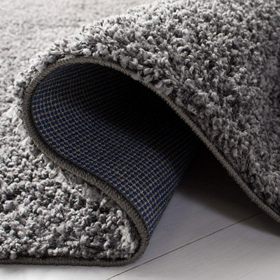 EXTRA THICK HEAVY 5CM PILE SOFT SHAGGY RUGS MODERN AREA RUGS BEDROOM HALL RUGS (Dark Grey, 60 x 110cm)