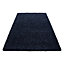 EXTRA THICK HEAVY 5CM PILE SOFT SHAGGY RUGS MODERN AREA RUGS BEDROOM HALL RUGS (Navy Blue, 120 x 170cm)