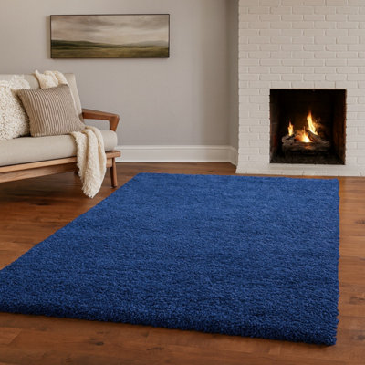 EXTRA THICK HEAVY 5CM PILE SOFT SHAGGY RUGS MODERN AREA RUGS BEDROOM ...