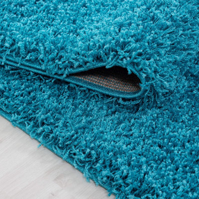 EXTRA THICK HEAVY 5CM PILE SOFT SHAGGY RUGS MODERN AREA RUGS BEDROOM ...
