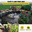 Extra thick pond liner Heavy Duty Durable 25 year warranty 200gsm - 035mm thick 4m x 4m (13'x13')