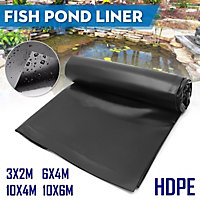 Extra thick pond liner Heavy Duty Durable 25 year warranty 200gsm - 035mm thick 4m x 6m (13'x20')