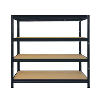 Extra Wide Heavy Duty Shelving Unit Boltless Garage Rack Storage System ...