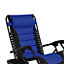 Extra Wide Luxury Gravity Garden Sun Lounger / Relaxer Chair