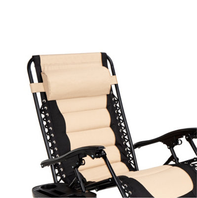 Extra wide store zero gravity lounger