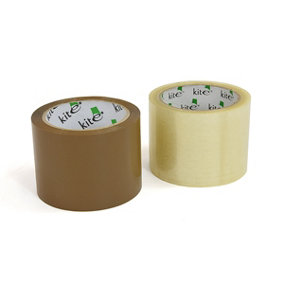 Extra Wide Solvent Packing Tape 75mm CLEAR