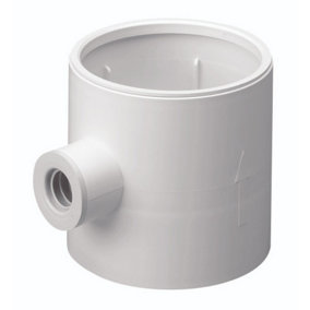 Extractor Fan Condensation Trap 100-110mm with Overflow Connection