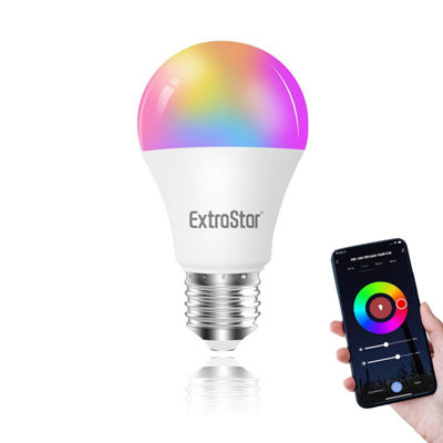 ExtraStar 10W E27 LED WIFI RGB Bulb, Android/IOS