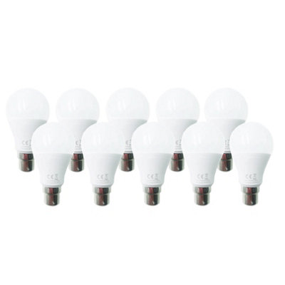 ExtraStar 10W LED Ball Bulb B22 Netural  4200K pack of 10