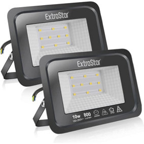 ExtraStar 10W LED Flood Light Daylight (pack of 2)