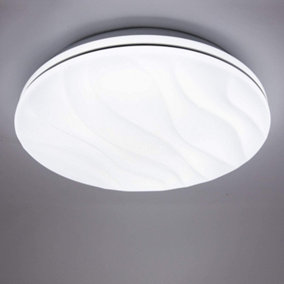 Extrastar 12W LED Integrated Ceiling Light Flush Light cold white 26cm