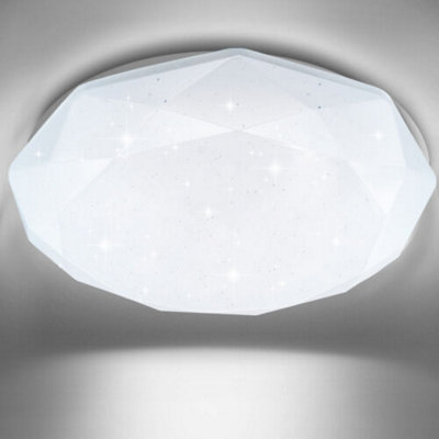 Extrastar 12W LED Integrated Flush Light Ceiling Light cold white 26cm