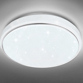 Extrastar 12W LED Integrated Flush light Ceiling Light cold white 26cm