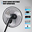 Extrastar 16" 3-in-1 Aluminum Industrial Fan/stand fan/desk fan/ wall fan