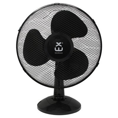 Extrastar 16" table fan  Oscillating Black