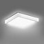 Extrastar 18W LED square Surface Mount Integrated Ceiling Light Flush Light cold white dia. 22.5cm