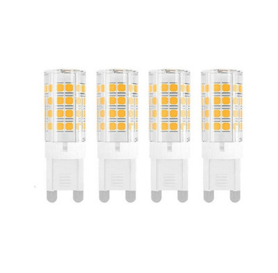 Extrastar 3.3W LED Mini Bulb G9, 6500K(pack of 4)