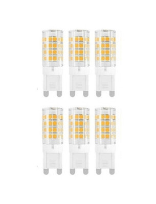 Extrastar 3.3W LED Mini Bulb G9, 6500K (pack of 6)