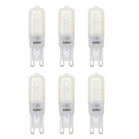 Extrastar 3.5W LED Mini Bulb G9, 3000K (pack of 6)