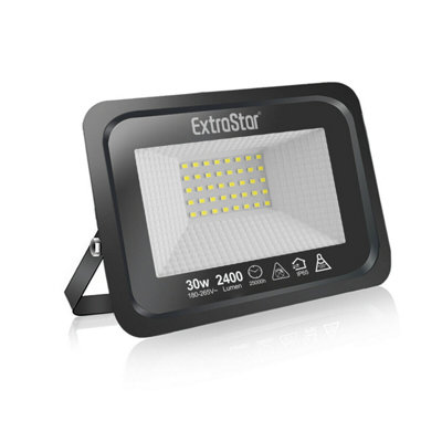 ExtraStar 30W LED Flood Light COLD LIGHT DIY at B&Q