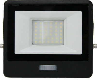 Extrastar 30W LED Floodlight PIR Motion Sensor, IP65, 6500K, 2560 lumens, time delay adjustment