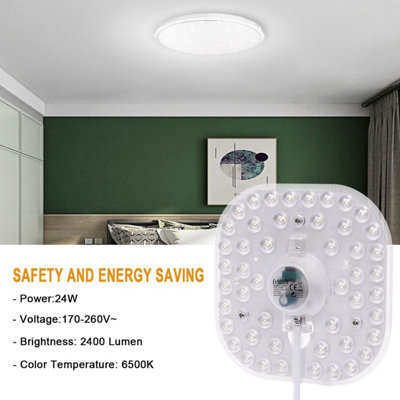Extrastar 32W LED square ceiling light module 210mm