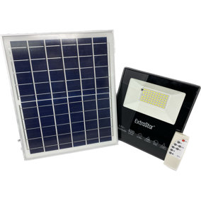 Extrastar 45W Solar Flood Light with Day/Night Sensor 6500K