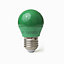 Extrastar 4W Green LED Golf Ball Modern Coloured Light Bulb E27