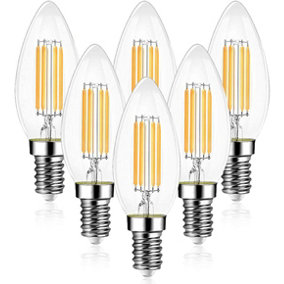Extrastar 4W LED Candle Bulb E14, 6500K (pack of 6)