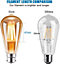 Extrastar 4W LED Filament Light Bulb B22, 2200K, Pack of 2