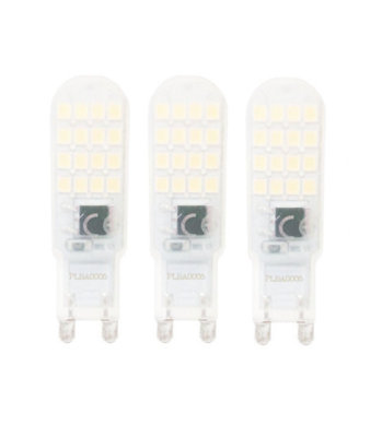 Extrastar 4W LED Mini Bulb G9, 3000K (pack of 3)