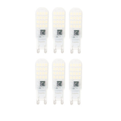 Extrastar 4W LED Mini Bulb G9, 3000K (pack of 6)