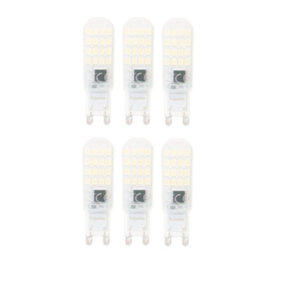 Extrastar 4W LED Mini Bulb G9, 4200K (pack of 6)