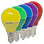 Extrastar 4W Yellow LED Golf Ball Modern Coloured Light Bulb E14