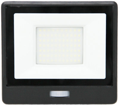 Extrastar 50W LED Floodlight PIR Motion Sensor, IP65, 6500K, 4280 lumens, time delay adjustment