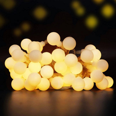 Extrastar 5M Globe outdoor garden String Lights, 3000K, IP54 | DIY at B&Q