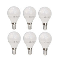 Extrastar 5W LED Ball Bulb E14, daylight (pack of 6)