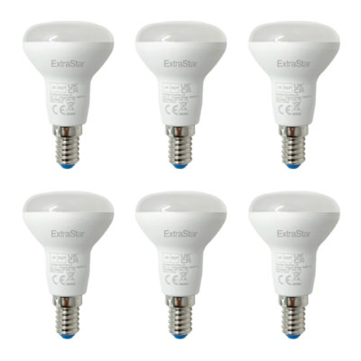 Extrastar 5W LED Bulb R50 E14,WarmWhite 3000K, pack of 6