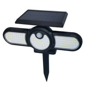 Solar pir deals lights b&q