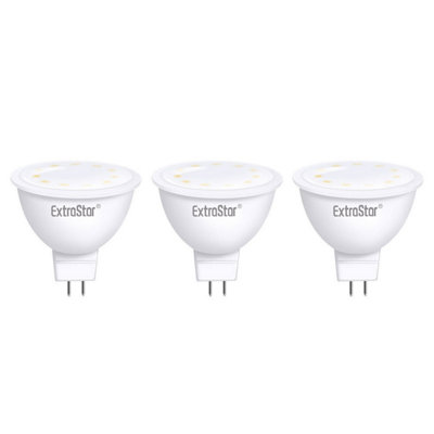 ExtraStar 6W LED Bulb MR16 daylight 6500K pack of 3