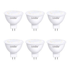 ExtraStar 6W LED Bulb MR16 daylight 6500K pack of 6