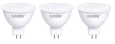 ExtraStar 6W LED Bulb MR16 natural light 4200K pack of 3