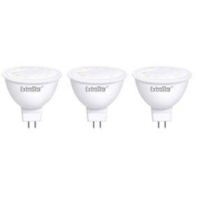 ExtraStar 6W LED Bulb MR16 natural light 4200K pack of 3
